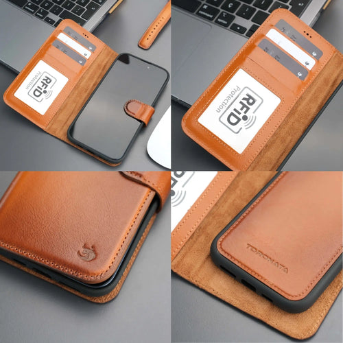 Casper iPhone 16 Wallet Case Leather MagSafe - USMOD0343 DC-TORONATA
