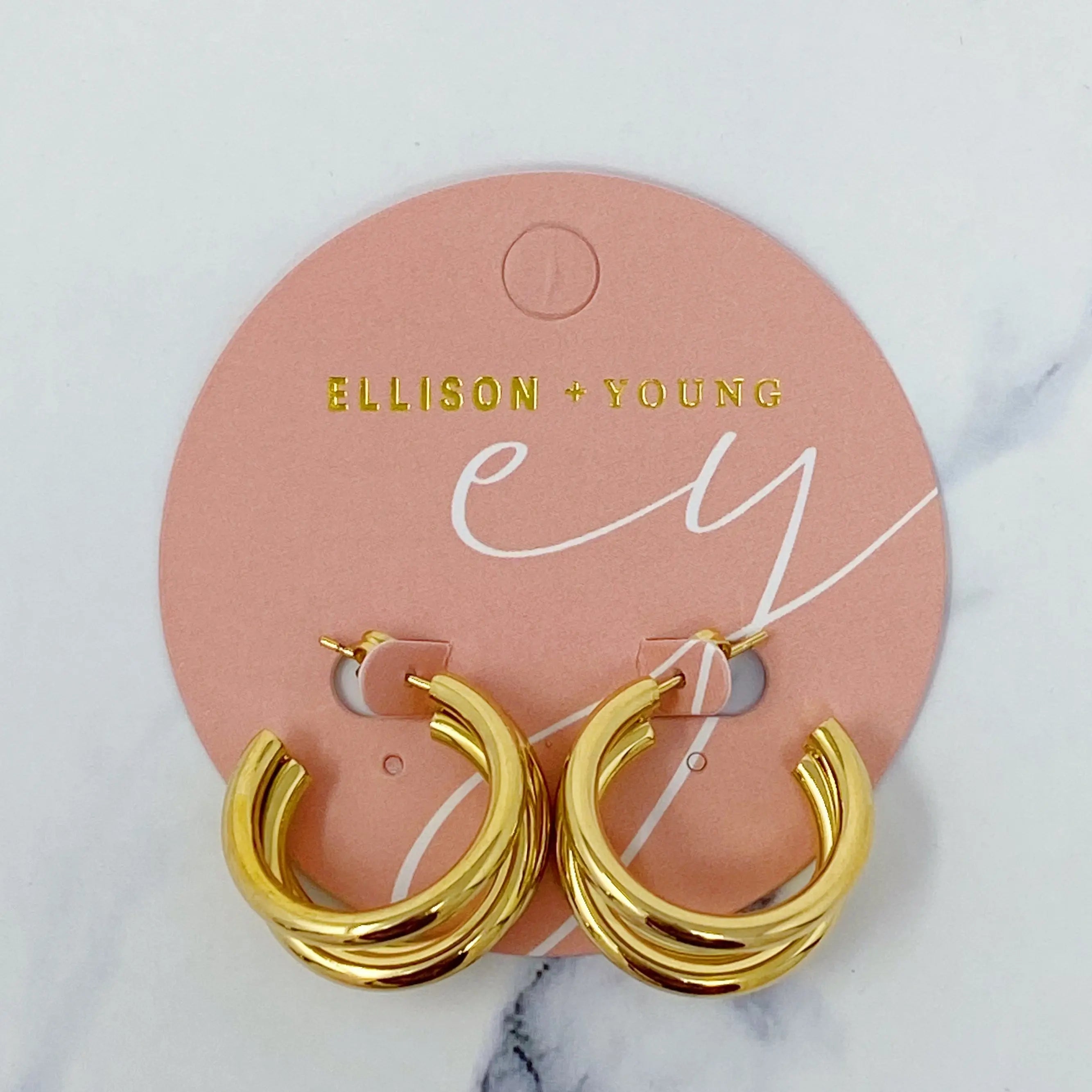 Triple the Layers Earrings DC-Ellison+Young