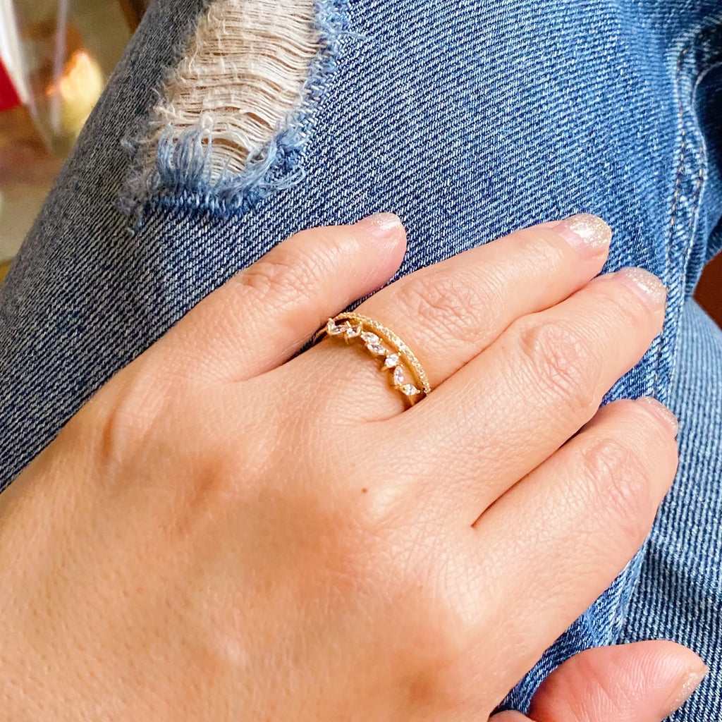 French Romance Jeweled Ring - USMJ0326 DC-Ellison+Young