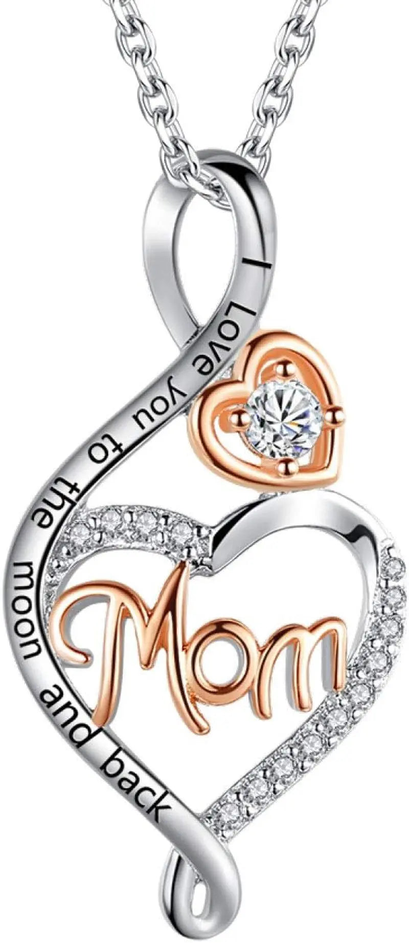 Gifts for Women, Sterling Silver Mom Nana Grandma Necklace for Women, Birthday Mothers Day Jewelry Gifts for Mom Grandma Wife from Daughter Son
