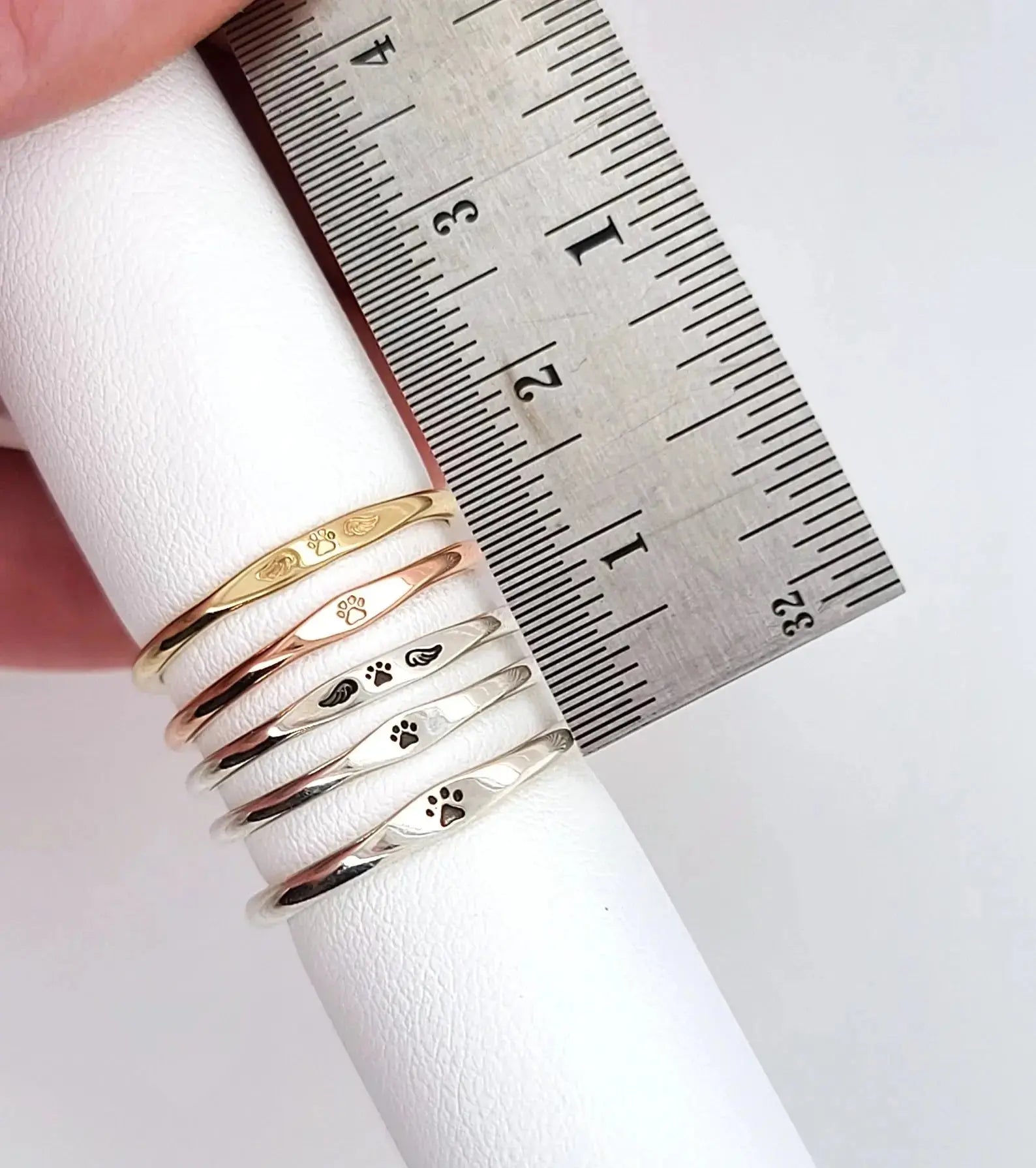 Tiny Name Ring - Minimalist Ring - delicate ring - USMJ0328 DC-Maiden-Art