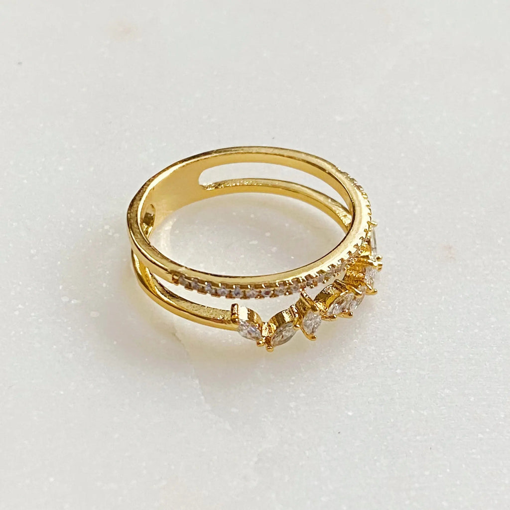 French Romance Jeweled Ring - USMJ0326 DC-Ellison+Young