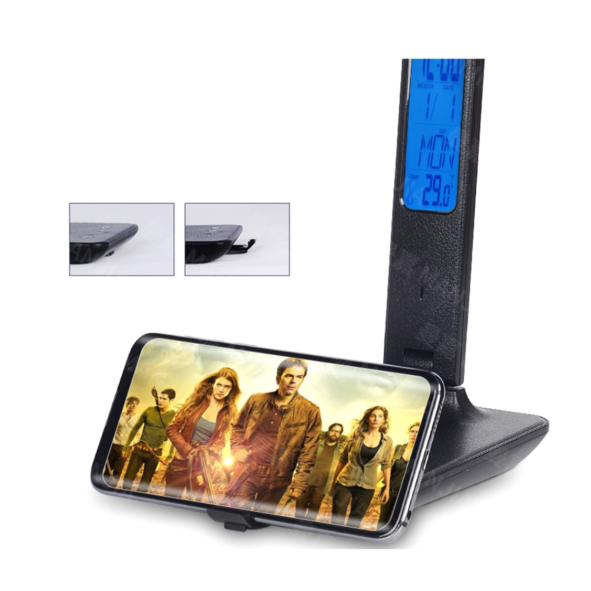 Lamp Plus 3 in 1 Lamp with Phone Charger, Clock and Thermostat - USMMA0103