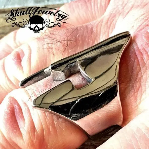 Spartan Mask - Stainless Steel Ring (#614) - USMJ0330 DC-SkullJewelry.com