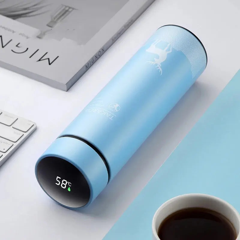 Thermos Water Bottle with Temp Display Vacuum Flasks 500ml - USMWB-021 US-GiftStore-4U