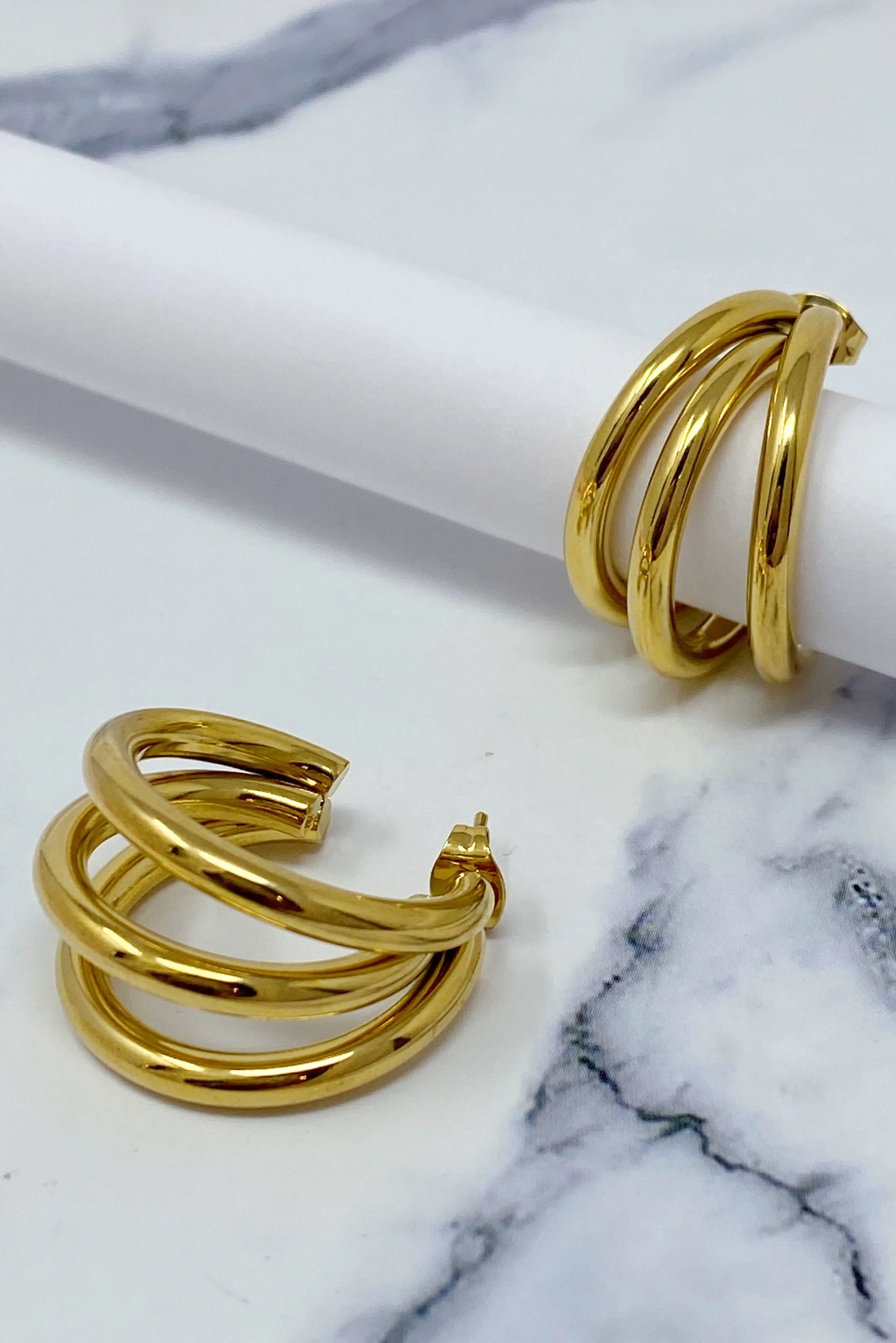 Triple the Layers Earrings DC-Ellison+Young