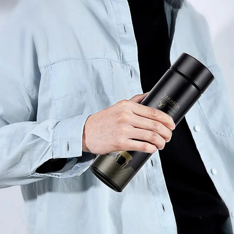 Thermos Water Bottle with Temp Display Vacuum Flasks 500ml - USMWB-021 US-GiftStore-4U
