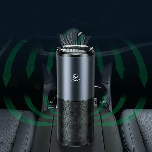 Car Air Purifier Ionizer Negative Ion Car Air Freshener - USMOD0106 Maroon Asteria