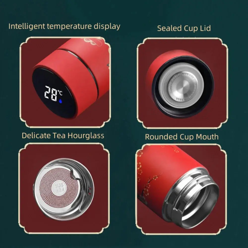 Vacuum Flask with Temperature Display Water Bottle - USMWB-014 US-GiftStore-4U