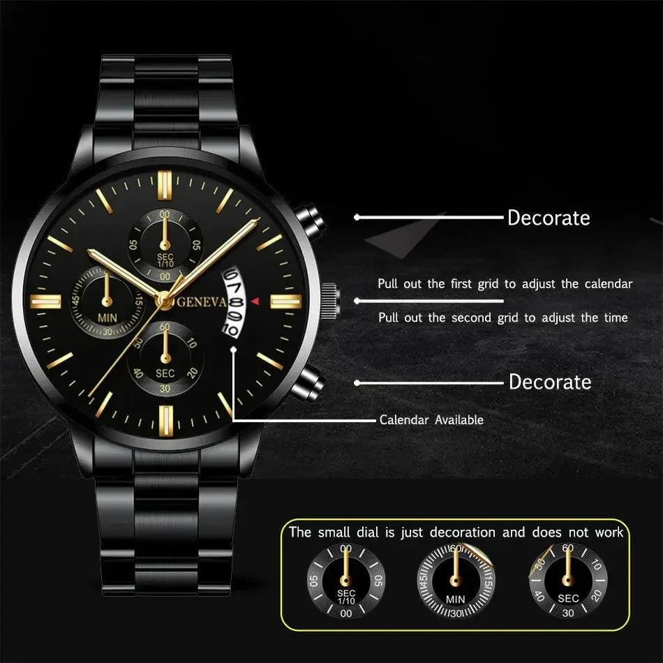 Men Fashion Ultra-Thin Watches Quartz Watch - USMW0298 US-GiftStore-4U