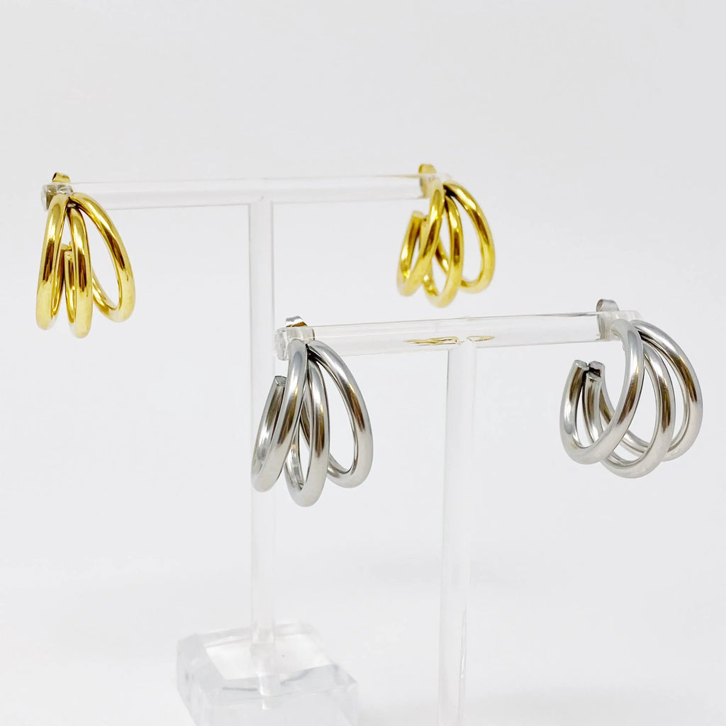 Triple the Layers Earrings DC-Ellison+Young
