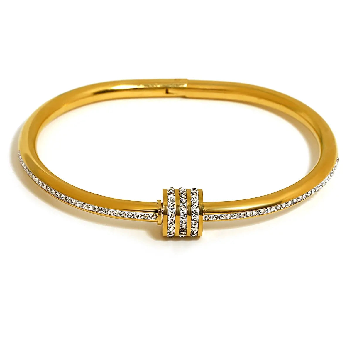 Cuff Bracelet for Women Men's Gold Silver Color - USMP0218 AliExpress-Dropship