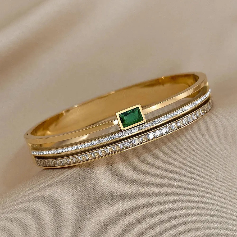 Cuff Bracelet for Women Men's Gold Silver Color - USMP0218 AliExpress-Dropship