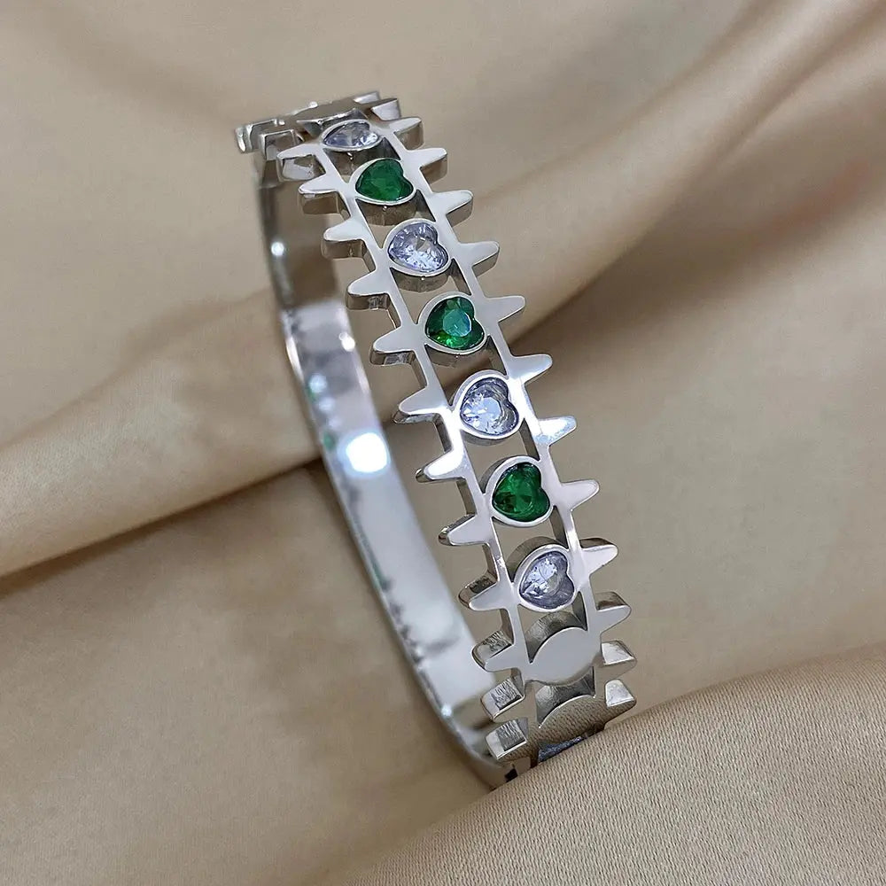 Cuff Bracelet for Women Men's Gold Silver Color - USMP0218 AliExpress-Dropship