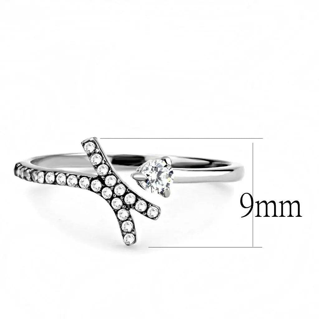 High polished Stainless-Steel Ring with AAA Grade - USMW079 Turquoise Tiger