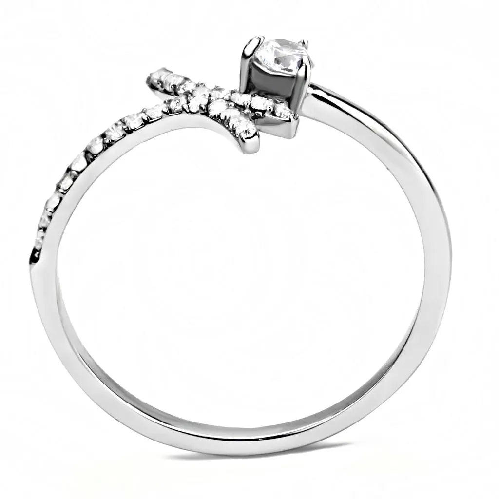 High polished Stainless-Steel Ring with AAA Grade - USMW079 Turquoise Tiger