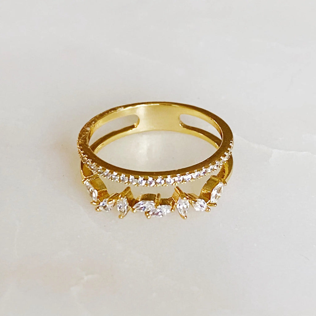 French Romance Jeweled Ring - USMJ0326 DC-Ellison+Young