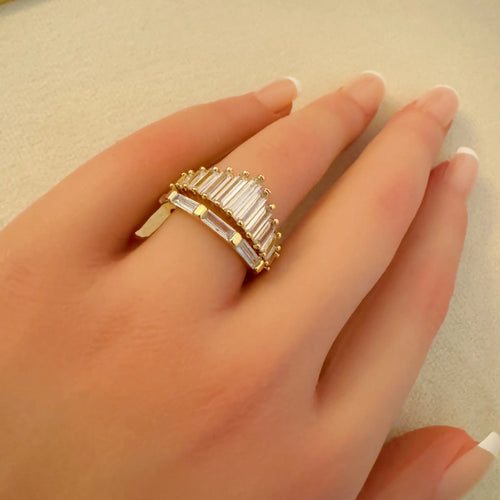 Crown Channel Ring Set Of 2 - USMJ0324 DC-Ellison+Young