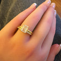 Emerald Cut Solitaire Ring Set Of 2 - USMJ0325 DC-Ellison+Young