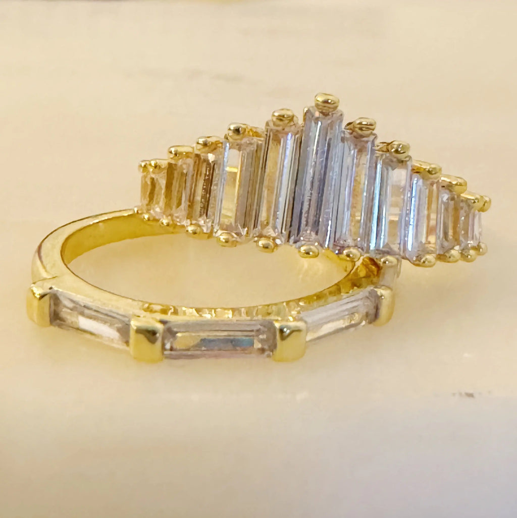 Crown Channel Ring Set Of 2 - USMJ0324 DC-Ellison+Young