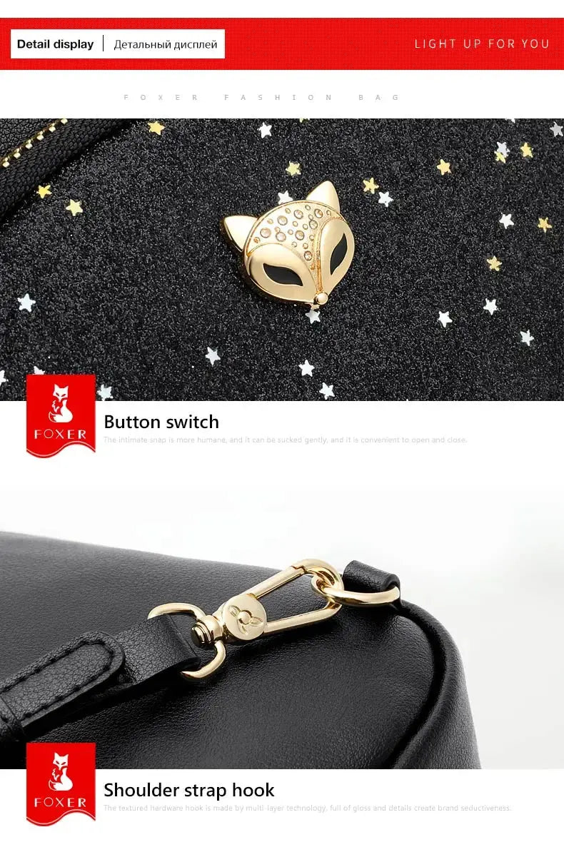 FOXER Glett Design Mini Female Backpack Split Leather Multilayer - USMGD0248 AliExpress-Dropship
