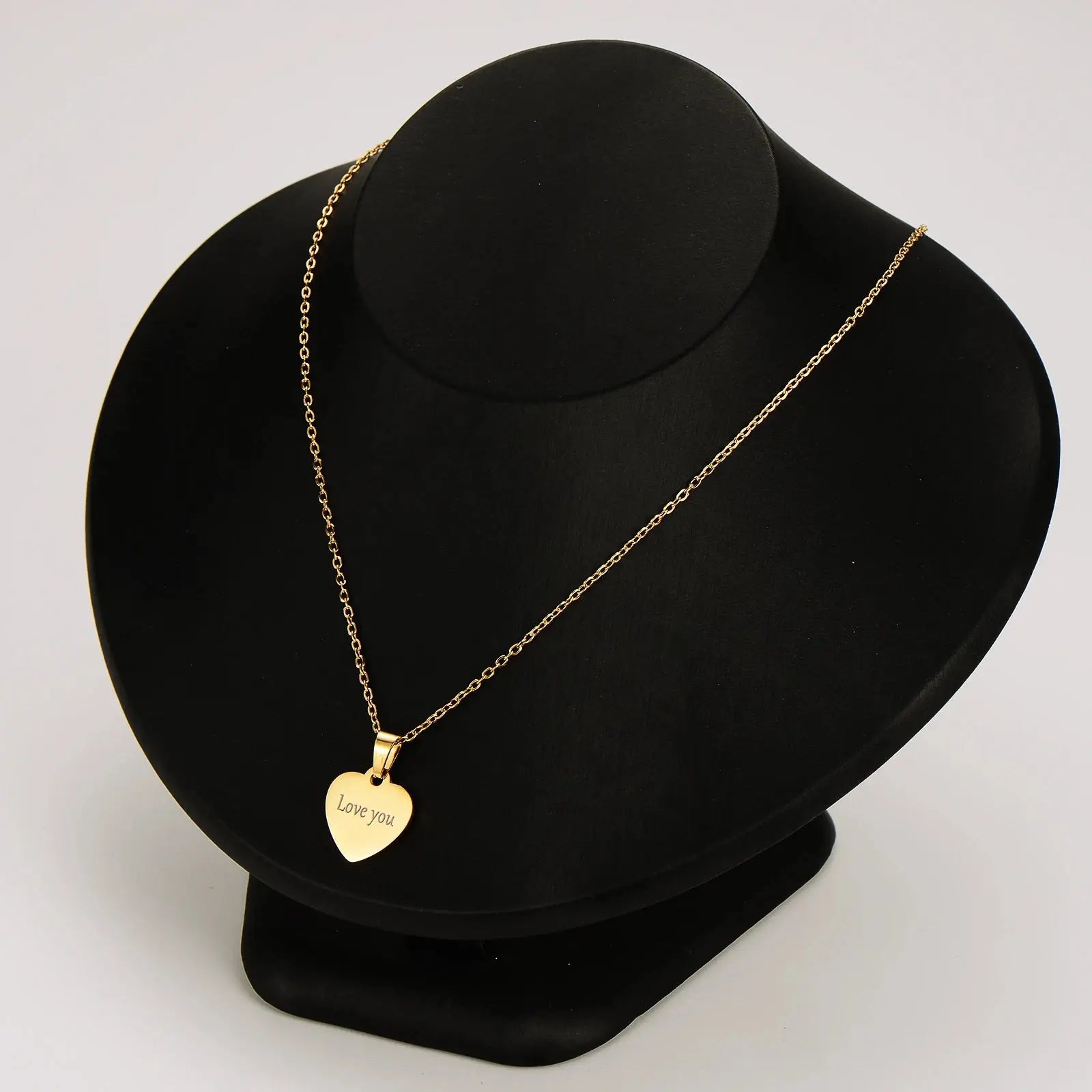 Heart Shaped Love You Necklace Anti Tarnish Fashion - USMJ0241 AliExpress-Dropship