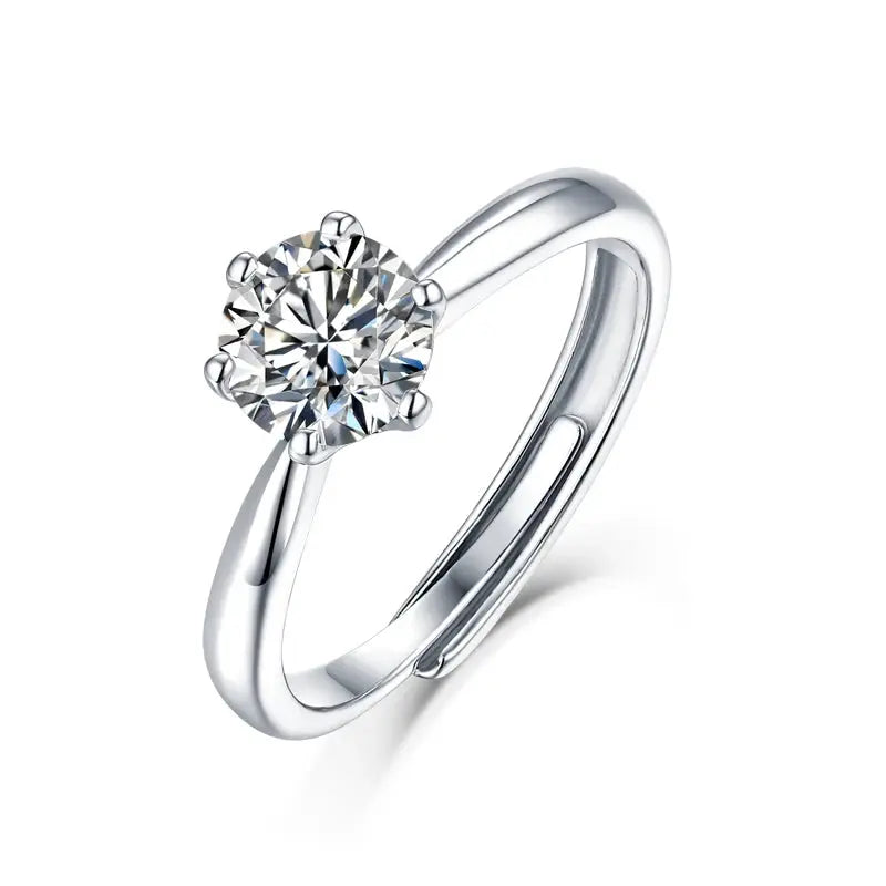 Diamond Wedding Ring Sterling Silver Plated Ring - USMJ0231 AliExpress-Dropship