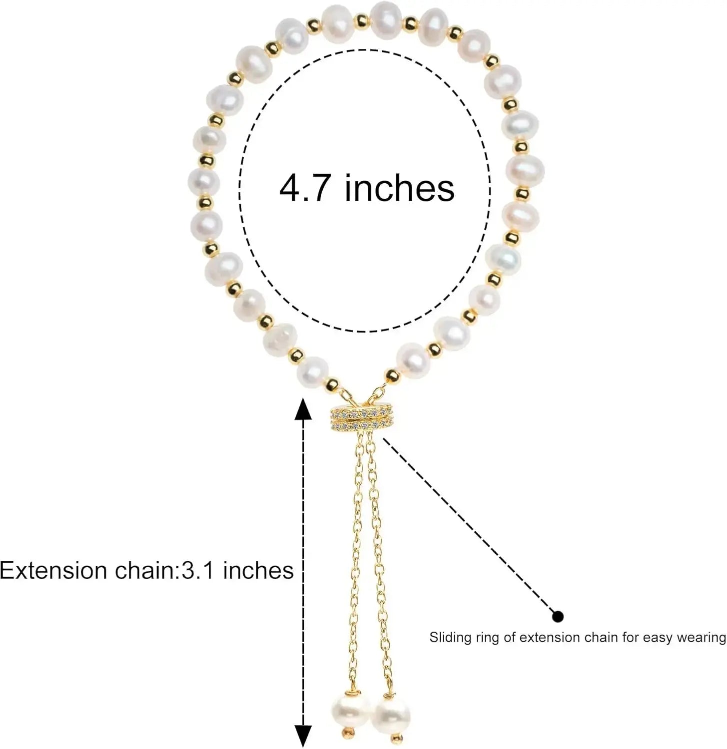 Gold-Plated Adjustable Dainty Handmade Women's Valentine Charm - USMJ0232 AliExpress-Dropship