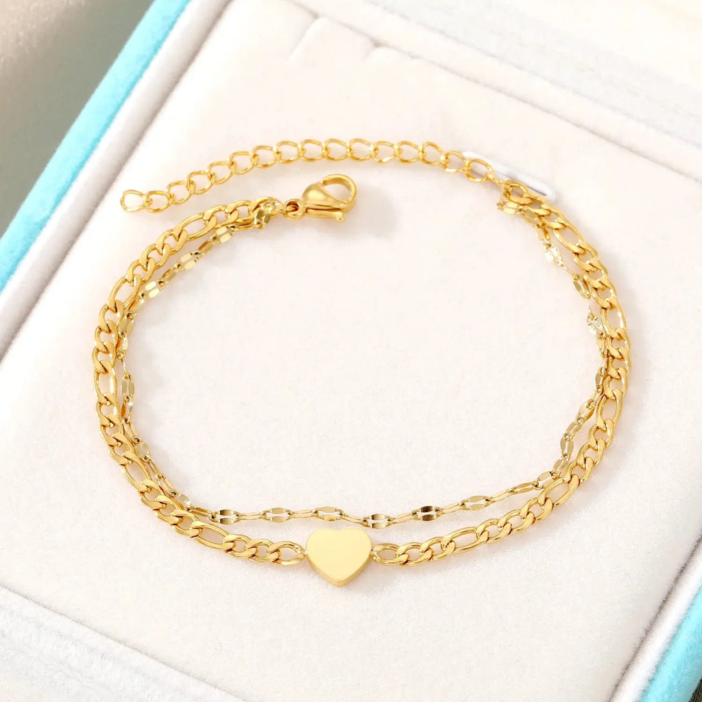 VKME Women Jewelry Love Letter Heart Bracelet - USMJ0235 AliExpress-Dropship