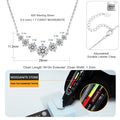 Heart Moissanite Pendant S925 Sterling Silver Chain Women Smile - USMJ0258 AliExpress-Dropship