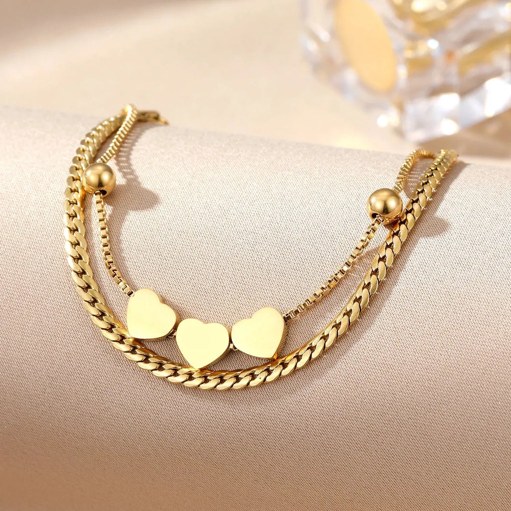 VKME Women Jewelry Love Letter Heart Bracelet - USMJ0235 AliExpress-Dropship