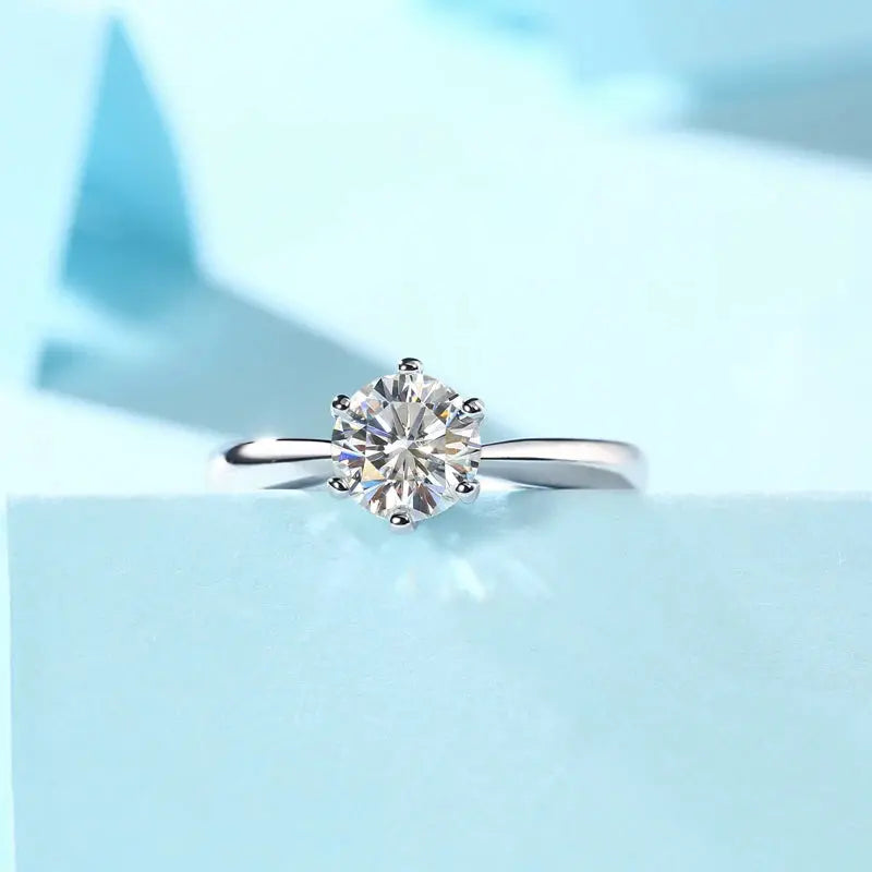 Diamond Wedding Ring Sterling Silver Plated Ring - USMJ0231 AliExpress-Dropship