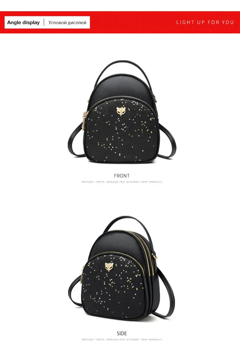 FOXER Glett Design Mini Female Backpack Split Leather Multilayer - USMGD0248 AliExpress-Dropship