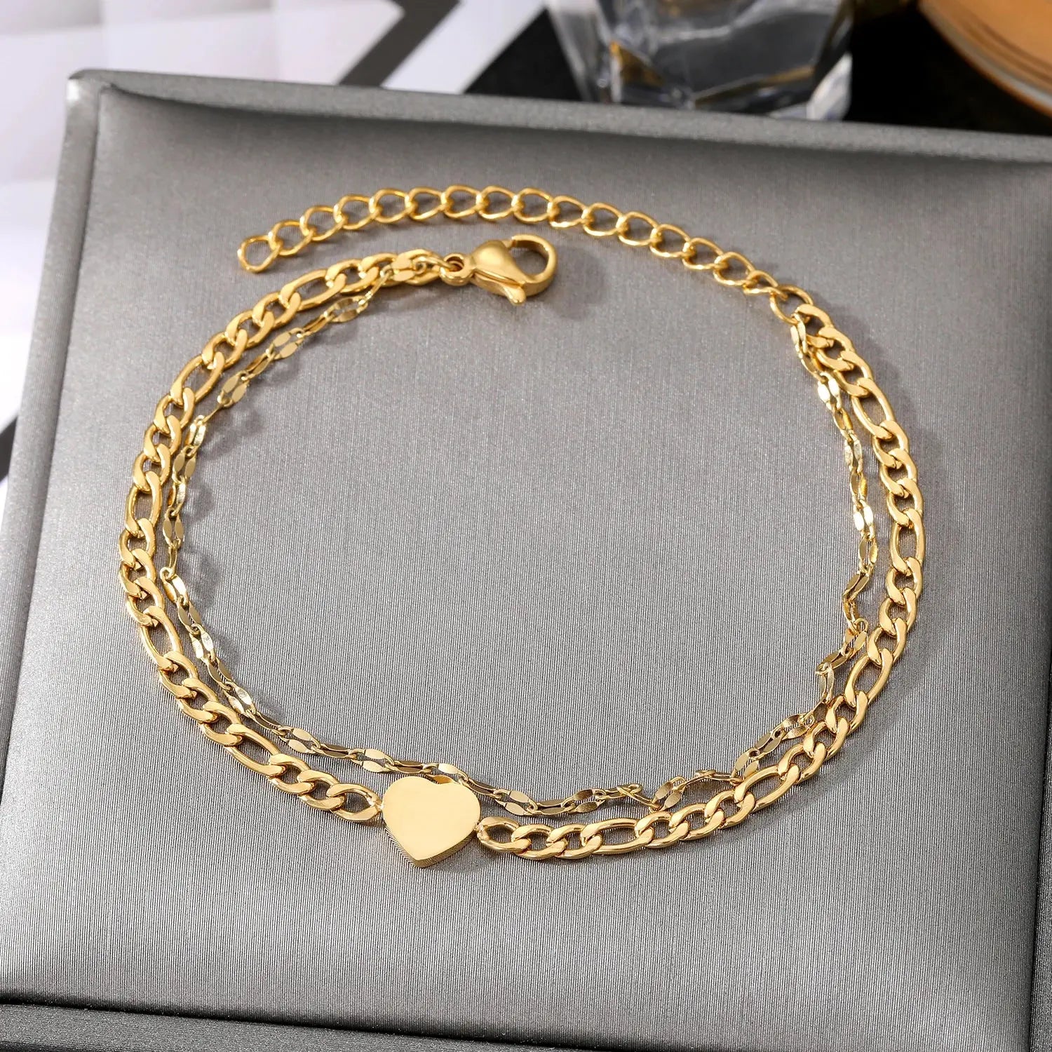 VKME Women Jewelry Love Letter Heart Bracelet - USMJ0235 AliExpress-Dropship