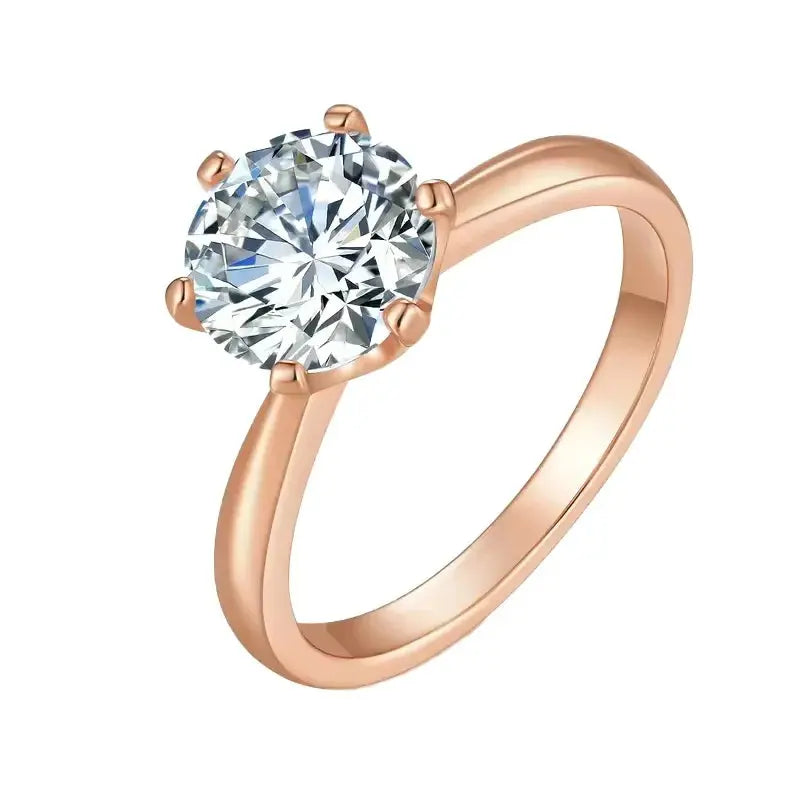 Diamond Wedding Ring Sterling Silver Plated Ring - USMJ0231 AliExpress-Dropship