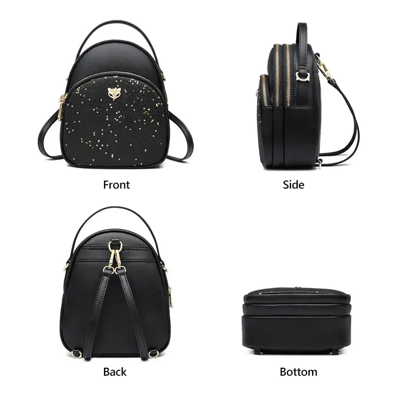 FOXER Glett Design Mini Female Backpack Split Leather Multilayer - USMGD0248 AliExpress-Dropship