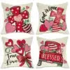 Cushion Pillow Cover, Christian Cross love Heart Truck White Pillowcase - USMDG0239 AliExpress-Dropship