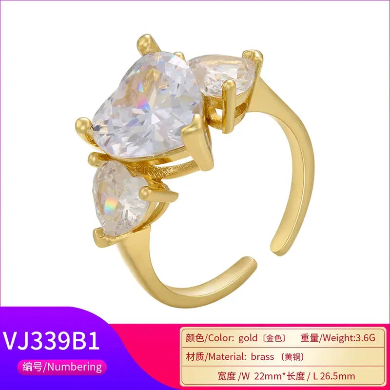 5A heart shape CZ iced out bling heart CZ tennis necklace - USMJ0250 AliExpress-Dropship