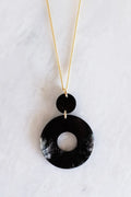 Hoan Toan Donut Buffalo Horn Pendant Necklace - USMJ0339 DC-Hathorway