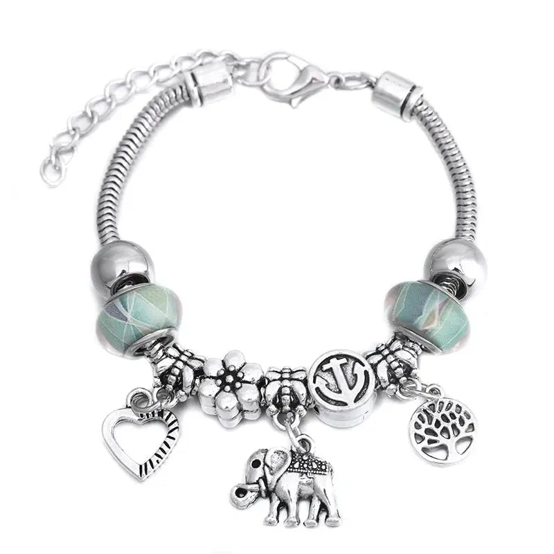 Fashion Glamour Bangle Jewelry 6 Colors Metal Lobster Buckle - USMJ0219 AliExpress-Dropship