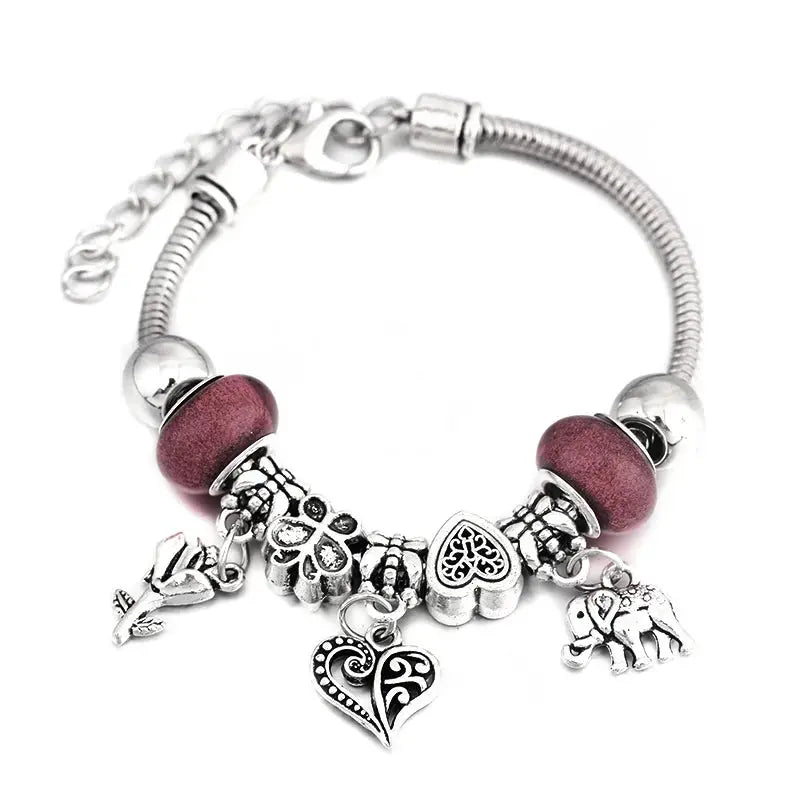 Fashion Glamour Bangle Jewelry 6 Colors Metal Lobster Buckle - USMJ0219 AliExpress-Dropship