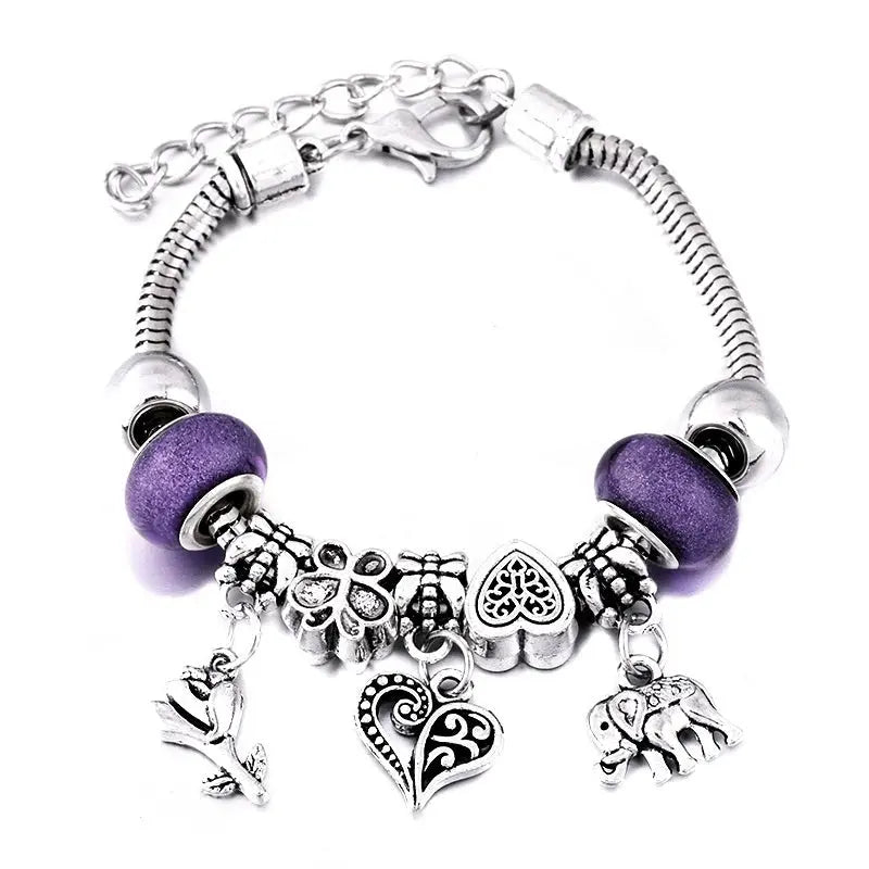 Fashion Glamour Bangle Jewelry 6 Colors Metal Lobster Buckle - USMJ0219 AliExpress-Dropship