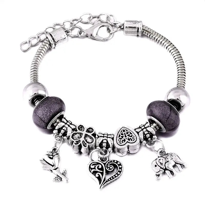 Fashion Glamour Bangle Jewelry 6 Colors Metal Lobster Buckle - USMJ0219 AliExpress-Dropship