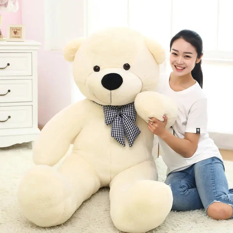 Cute bear plush toy stuffed soft bear animal plush pillow 1pc 80/100cm - USMGD0245 AliExpress-Dropship