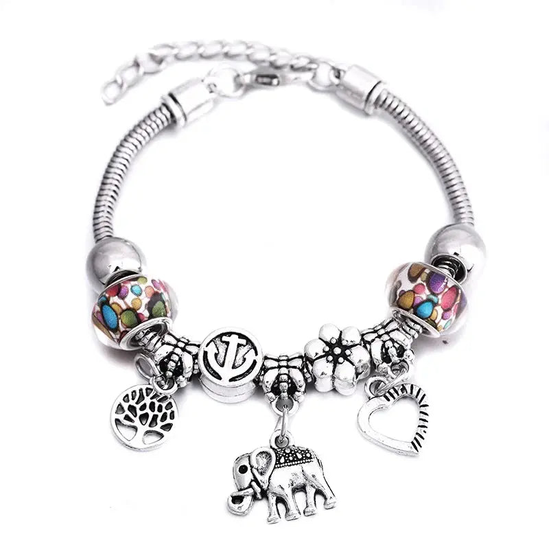 Fashion Glamour Bangle Jewelry 6 Colors Metal Lobster Buckle - USMJ0219 AliExpress-Dropship