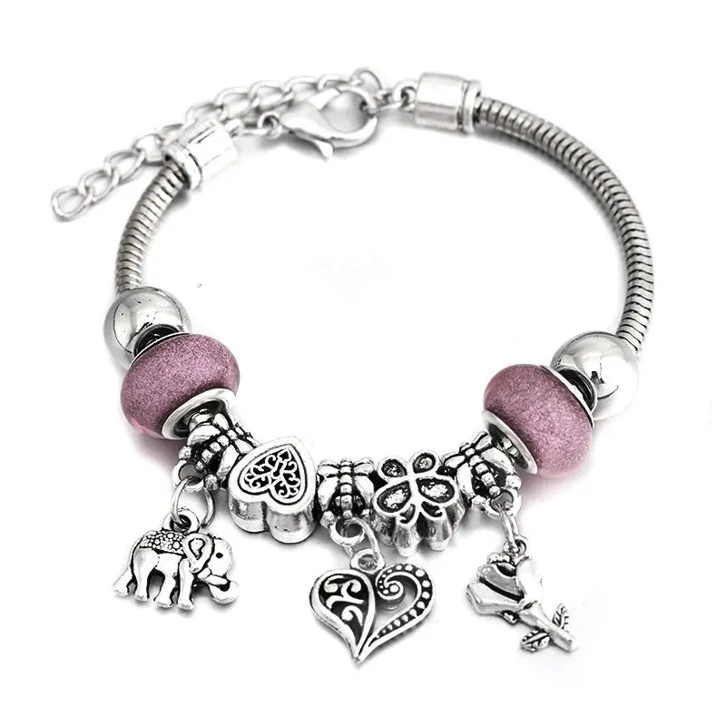 Fashion Glamour Bangle Jewelry 6 Colors Metal Lobster Buckle - USMJ0219 AliExpress-Dropship