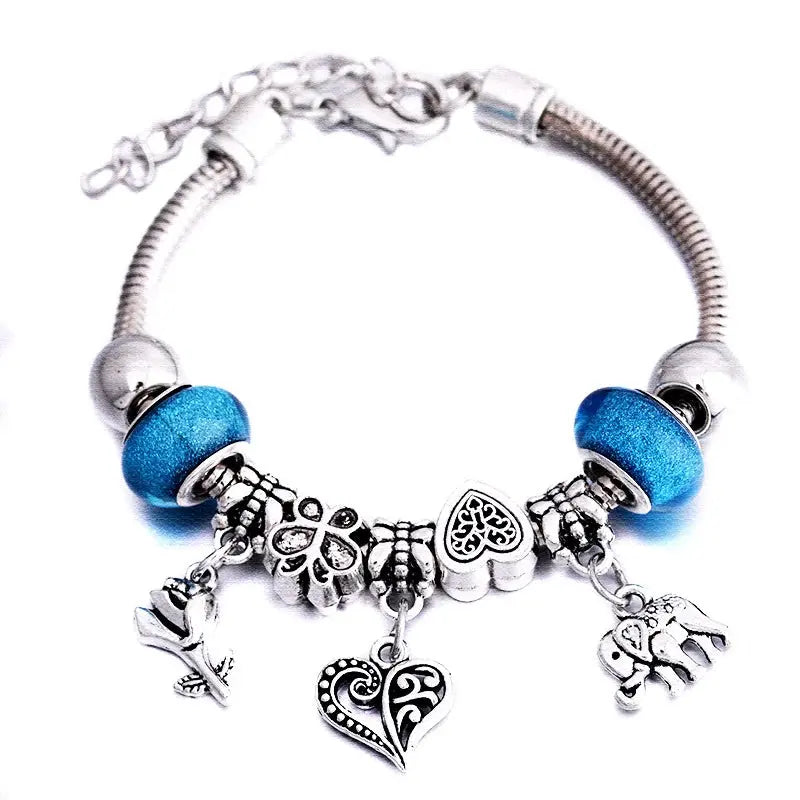 Fashion Glamour Bangle Jewelry 6 Colors Metal Lobster Buckle - USMJ0219 AliExpress-Dropship