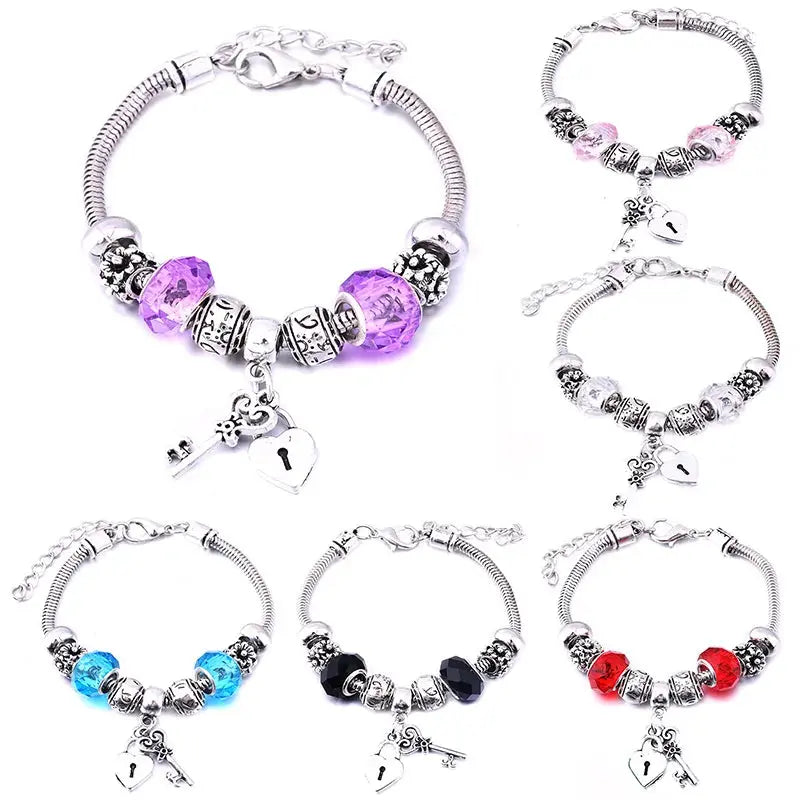 Fashion Glamour Bangle Jewelry 6 Colors Metal Lobster Buckle - USMJ0219 AliExpress-Dropship