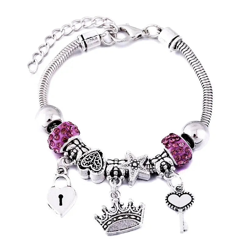 Fashion Glamour Bangle Jewelry 6 Colors Metal Lobster Buckle - USMJ0219 AliExpress-Dropship