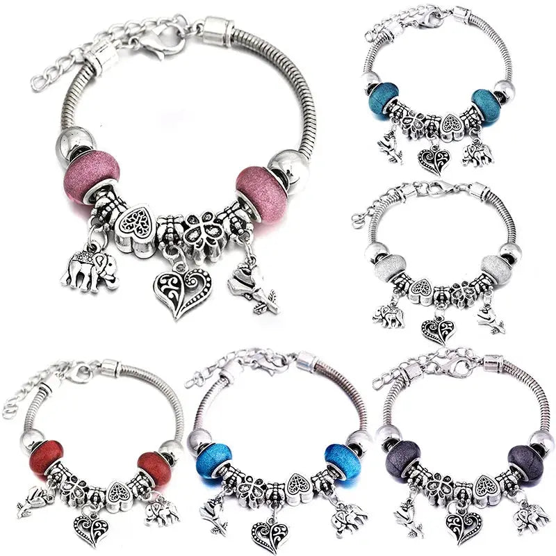 Fashion Glamour Bangle Jewelry 6 Colors Metal Lobster Buckle - USMJ0219 AliExpress-Dropship